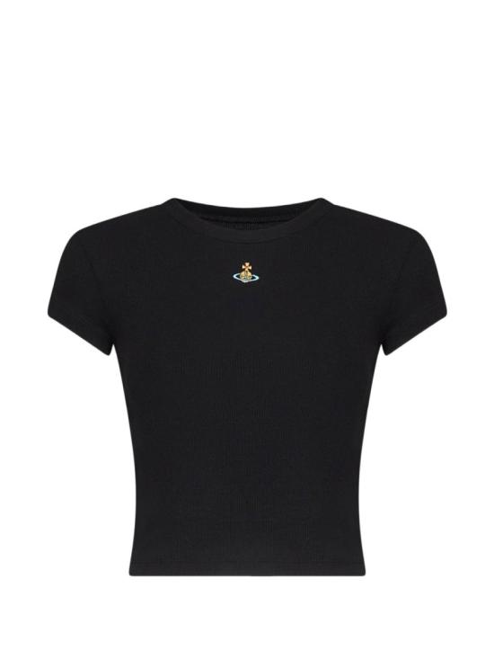 26FW 비비안웨스트우드 베이비 페루 티셔츠 1G010019 J00BO N401 Black