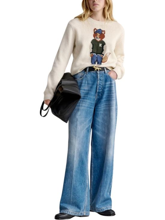 26FW 메종키츠네 니트웨어 MRWKJ09KT12410383 Neutrals - MAISON KITSUNE