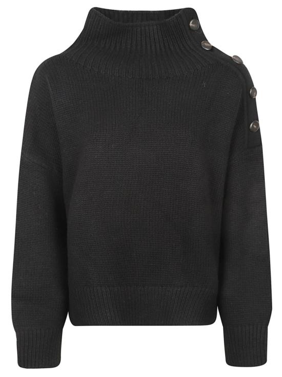26FW 이브살로몬 니트웨어 23WYH50158MA6WC99 Black