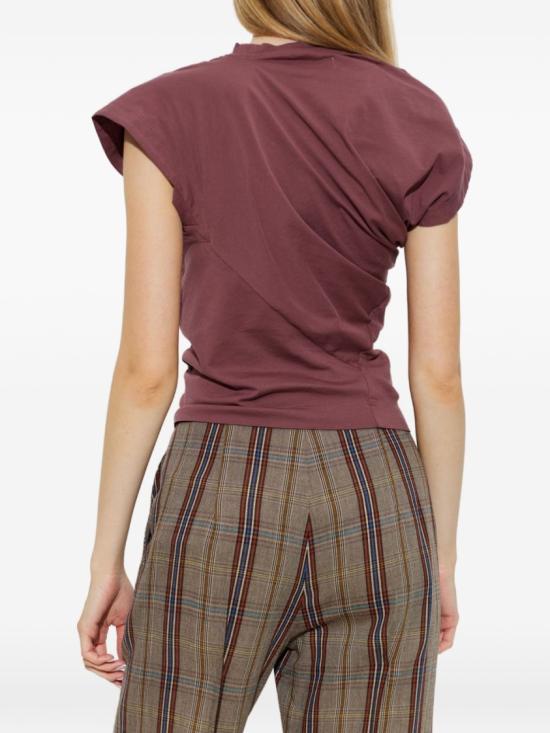 26FW 비비안웨스트우드 헤보 탑 1504000A J00BL I411 Burgundy - VIVIENNE WESTWOOD