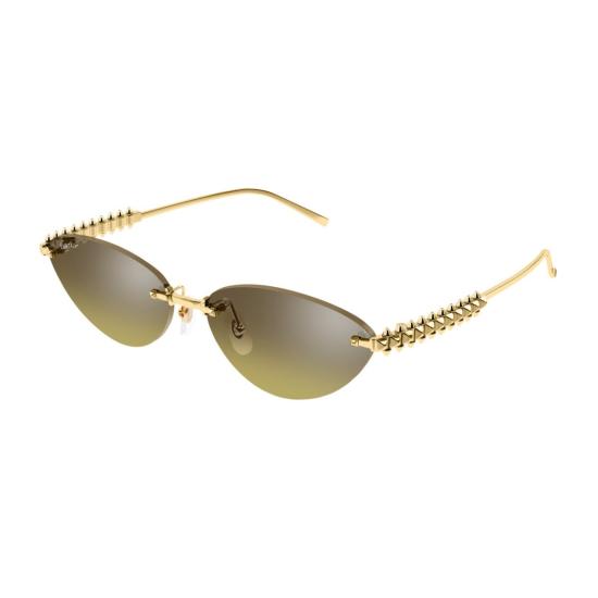 27FW 까르띠에 선글라스 1B4N5MJ0A Gold - CARTIER