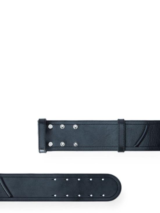 26FW 비비안웨스트우드 스몰 라인 버클 벨트 8201008MW L00EV N401 Black - VIVIENNE WESTWOOD