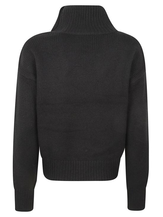 26FW 이브살로몬 니트웨어 26WYH51249MA6WC99 Black - YVES SALOMON