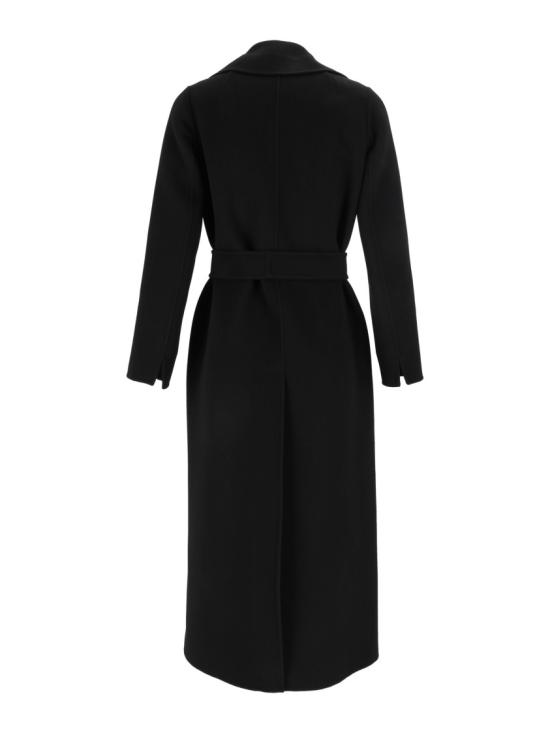26FW 막스마라 POLDO 폴도 버진 울 벨티드 코트 2629016073600 Black - MAX MARA