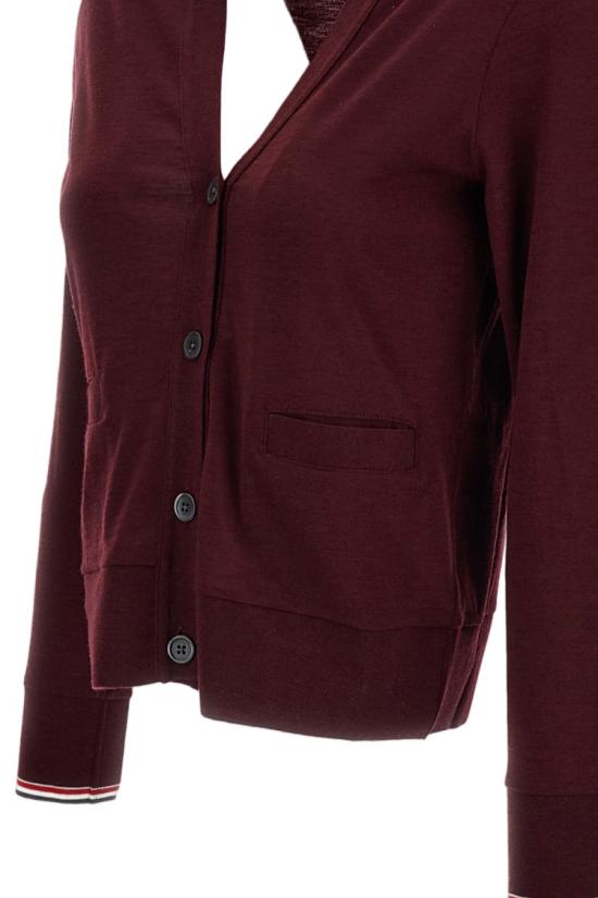 26FW 톰브라운 니트웨어 FJT440AJ0301615 Burgundy - THOM BROWNE
