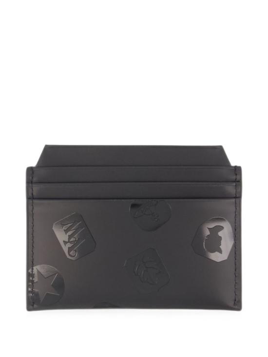 26FW 비비안웨스트우드 ORB 프린팅 카프스킨 카드 지갑 5403000UU L00F1 N301 Black - VIVIENNE WESTWOOD