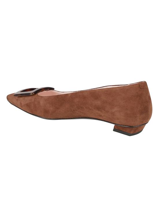 26FW 로저비비에 플랫 슈즈 RVW00739540HR0S604 Brown - ROGER VIVIER