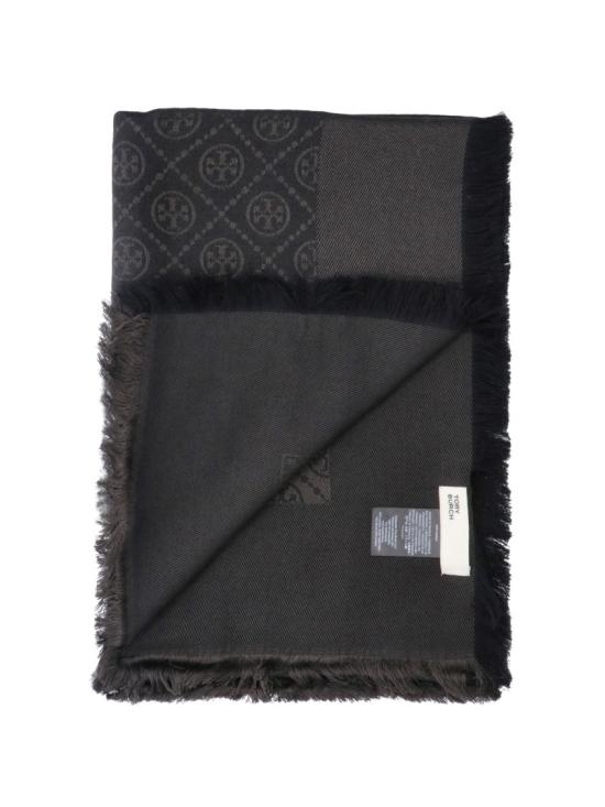 26FW 토리버치 T 모노그램 자카드 트래블러 160570001 Black - TORY BURCH
