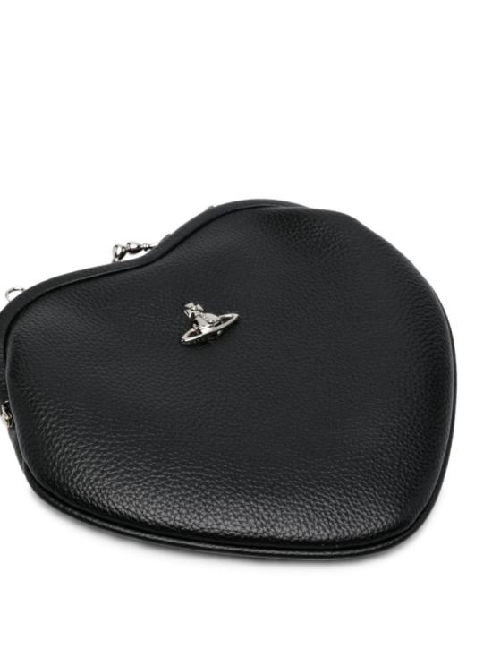 26FW 비비안웨스트우드 벨 하트 프레임 퍼스 4B01000CW S000D N403 Black - VIVIENNE WESTWOOD