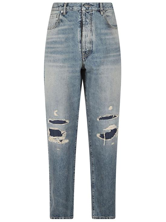 26FW 마르지엘라 디스트레스드 데님 진 디스트레스드 데님 진 S67LA0053M30066965 Blue