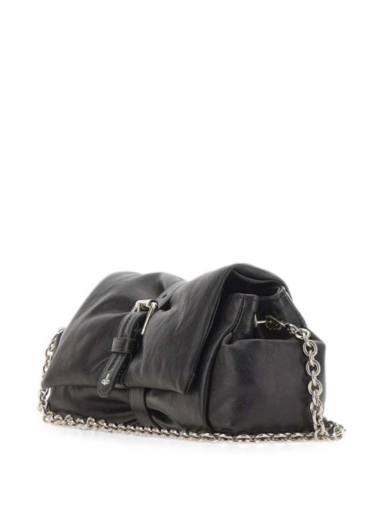 26FW 비비안웨스트우드 하트 레더 오르브 클러치 파우치 49030004W L00BX N401 Black - VIVIENNE WESTWOOD