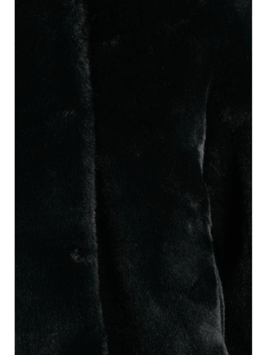 25FW 봄부기 자켓 고급스러운 스냅 단추 여밈이 있는 플러시 인조 모피 재킷 - BOMBOOGIE