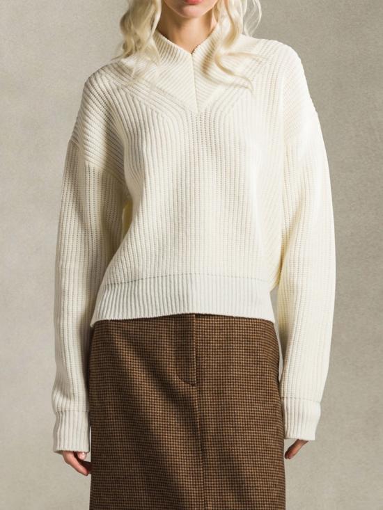 26FW 크루나 니트웨어 HELENE 2752 White - CRUNA