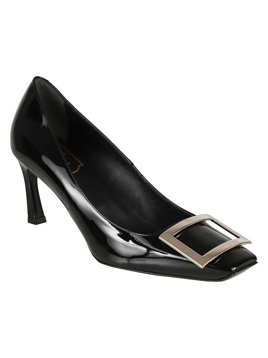 26FW 로저비비에 트럼펫 메탈 버클 펌프스 RVW40015280D1PB999 Black - ROGER VIVIER