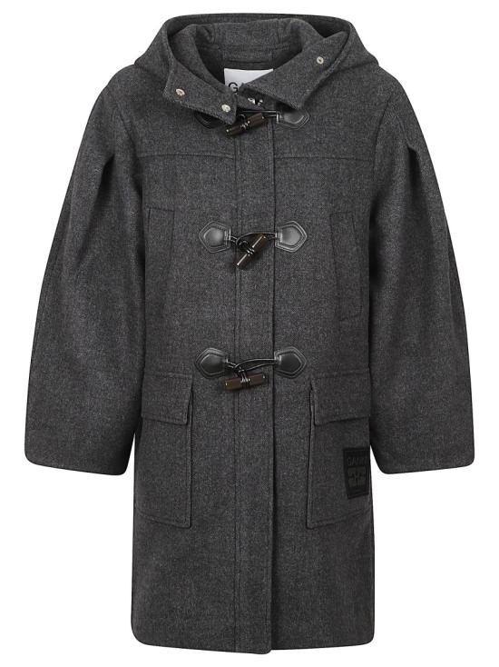 26FW 가니 코트 A1120002 252 Grey
