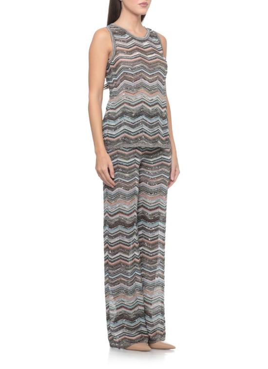 26FW 미소니 팬츠 DS26WI0KBK01KSSMSPO Grey - MISSONI