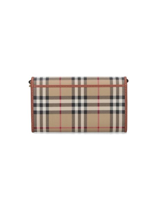26FW 버버리 체크 체인 스트랩 월렛 8109798A9534 Neutrals - BURBERRY