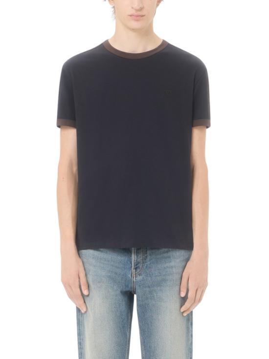 26FW 발렌티노 가라바니 반팔 티셔츠 9V0MG10VBR6 Black - VALENTINO GARAVANI