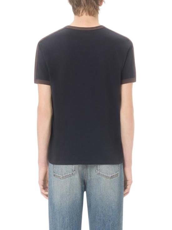 26FW 발렌티노 가라바니 반팔 티셔츠 9V0MG10VBR6 Black - VALENTINO GARAVANI