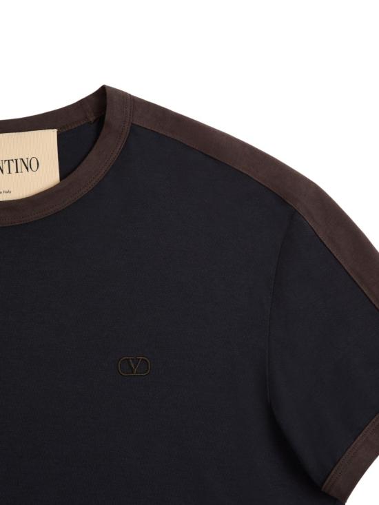 26FW 발렌티노 가라바니 반팔 티셔츠 9V0MG10VBR6 Black - VALENTINO GARAVANI