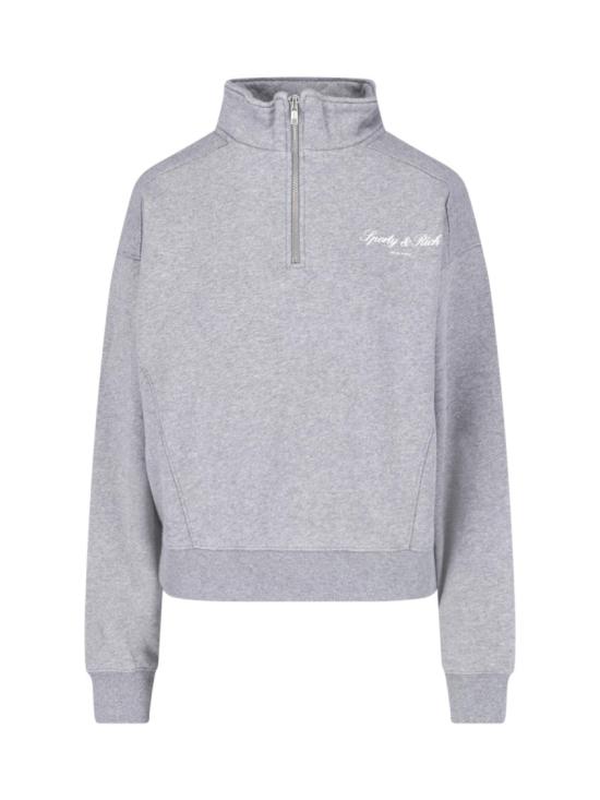 26FW 스포티앤리치 탑 ST10982000GY34MEDIUM HEATHER GRAY Grey