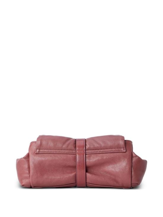 26FW 비비안웨스트우드 하트 레더 오르브 클러치 파우치 49030004W L00BX D405 Burgundy - VIVIENNE WESTWOOD
