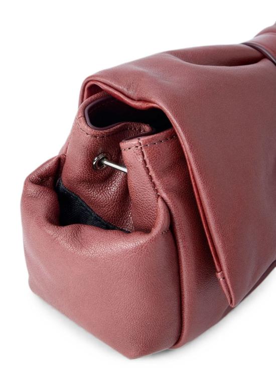 26FW 비비안웨스트우드 하트 레더 오르브 클러치 파우치 49030004W L00BX D405 Burgundy - VIVIENNE WESTWOOD