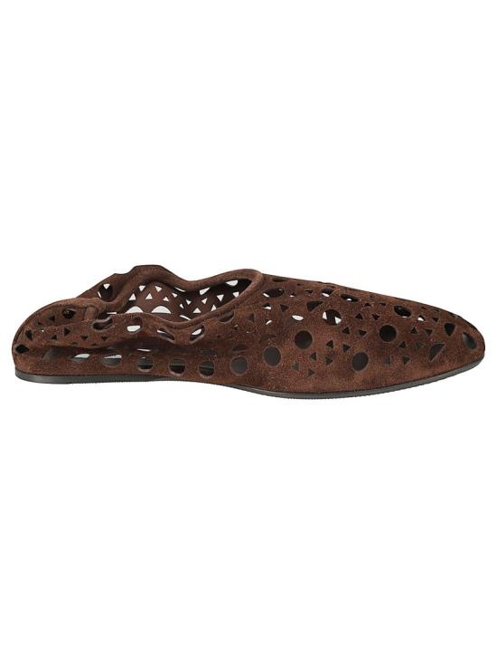 26FW 알라이아 플랫 슈즈 AA3A1039I236 719 Brown