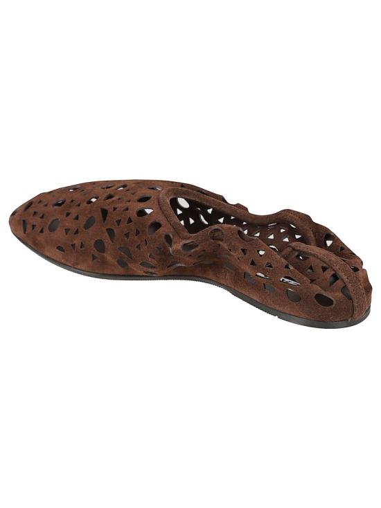 26FW 알라이아 플랫 슈즈 AA3A1039I236 719 Brown - ALAIA