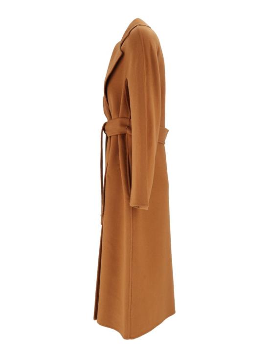 26FW 막스마라 버진 울 벨티드 롱 코트 2626016021600 Brown - MAX MARA