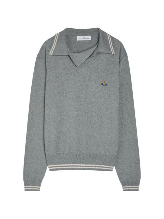 26FW 비비안웨스트우드 폴로 티셔츠 27010038 Y001V P001 Grey