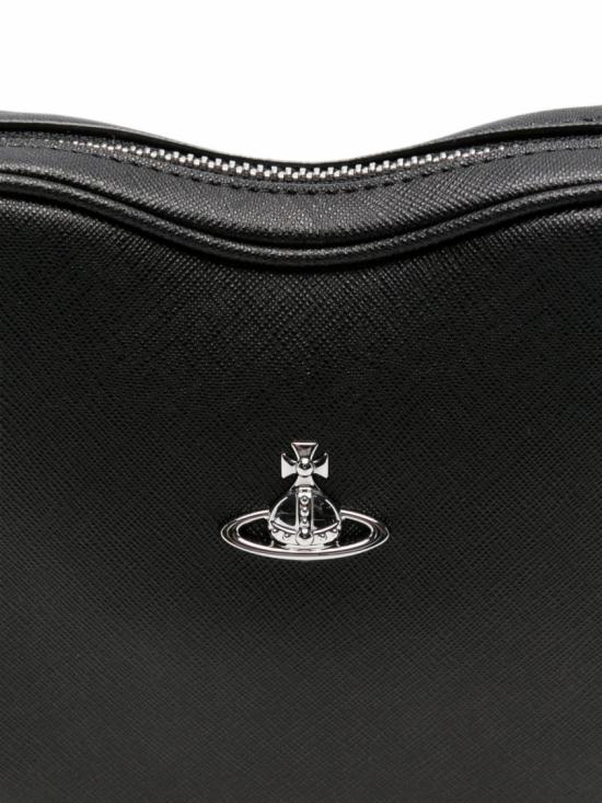 26FW 비비안웨스트우드 벨라 하트 크로스백 5801000OW S0021 N401 Black - VIVIENNE WESTWOOD
