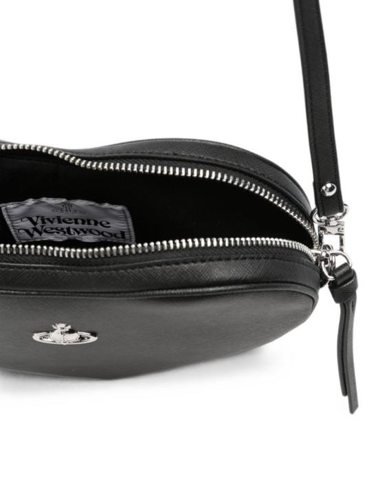 26FW 비비안웨스트우드 벨라 하트 크로스백 5801000OW S0021 N401 Black - VIVIENNE WESTWOOD