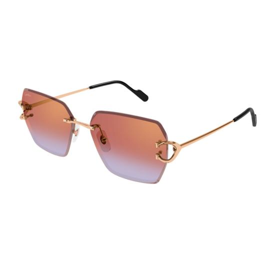 27FW 까르띠에 선글라스 1B405MJ0A Gold - CARTIER