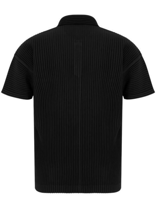 26FW 옴므 플리세 이세이 미야케 폴로 카라 티셔츠 HP68JM53015 Black - HOMME PLISSE' ISSEY MIYAKE
