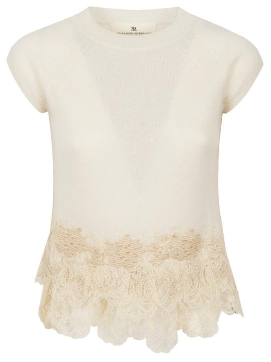 26FW 에르마노 설비노 탑 D495L709APPYU10907 Neutrals