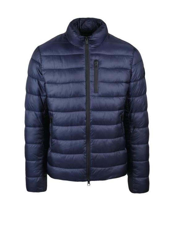 25FW 봄부기 자켓 스탠드 칼라와 지퍼 여밈이 있는 누빔 다운 재킷