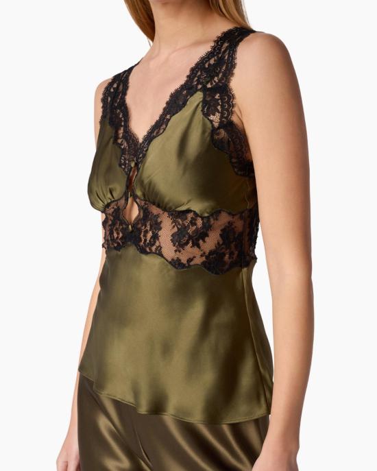  카미 뉴욕 캐미솔 카미 NYC 아다 실크  카무플라주 - CAMI NYC