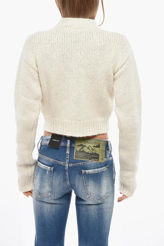  디스퀘어드2 스웨터 S72HA1173 S18360 101 Beige - DSQUARED2