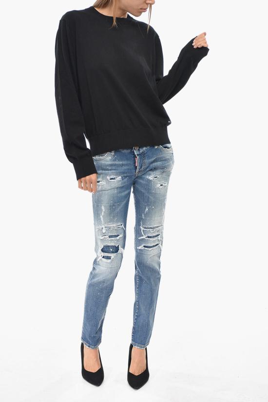  디스퀘어드2 스웨터 S72HA1204 D13018 900 Black - DSQUARED2