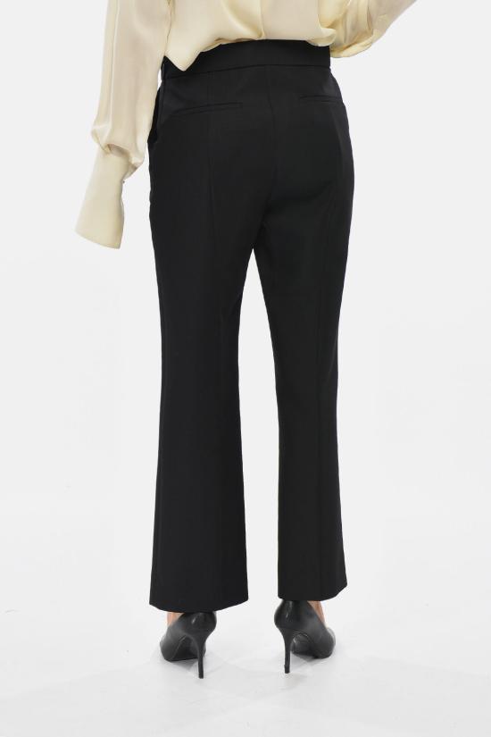  구찌 사이드 로고 자수 울 모헤어 팬츠 800108ZARRR1000 Black - GUCCI