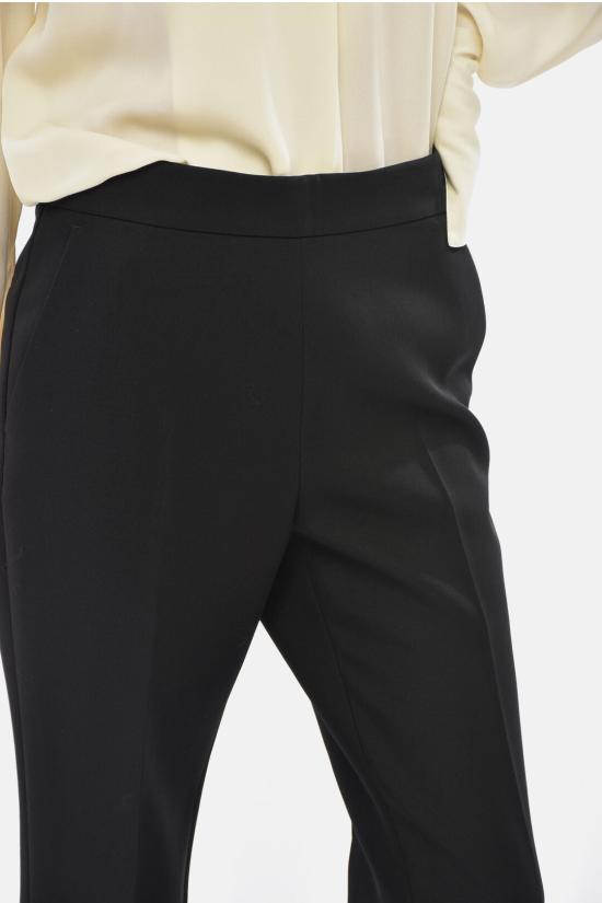  구찌 사이드 로고 자수 울 모헤어 팬츠 800108ZARRR1000 Black - GUCCI