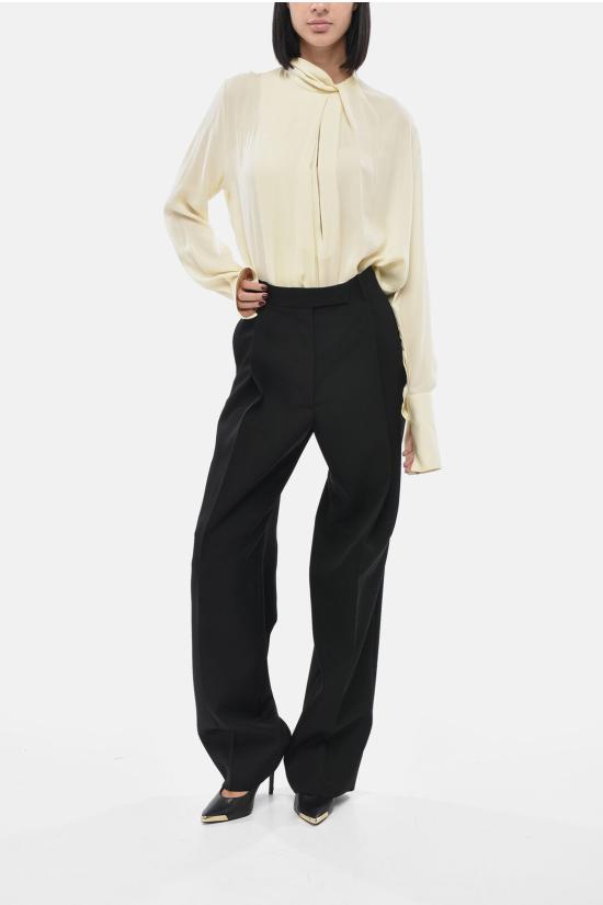  톰포드 스트레이트 팬츠 PAW664FAX1613 LB999 Black - TOMFORD