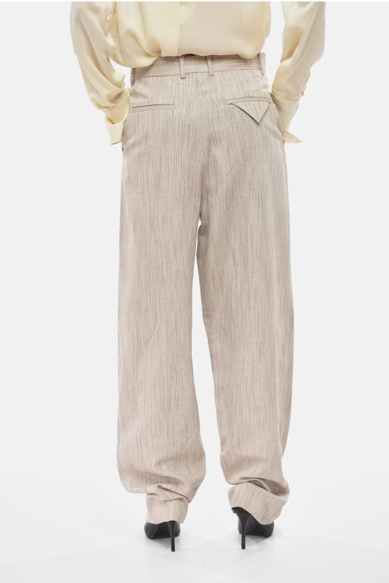  보테가베네타 스트레이트 팬츠 830002V5QR02674 Gray - BOTTEGA VENETA