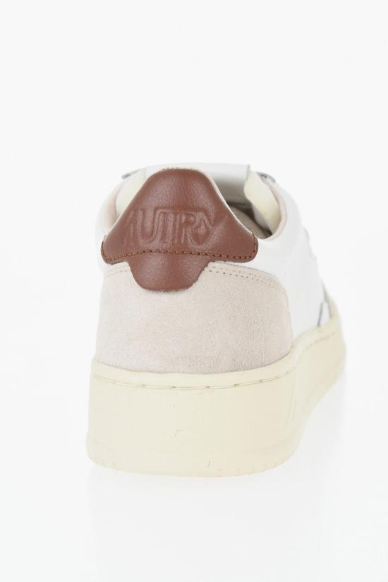  오트리 메달리스트 로우 레더 스니커즈 AULWLS72 Beige Bianco - AUTRY