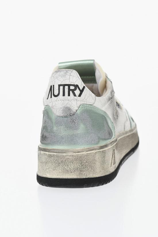  오트리 슈퍼 빈티지 메달리스트 로우 레더 스니커즈 AVLWMS12 Multicolor - AUTRY
