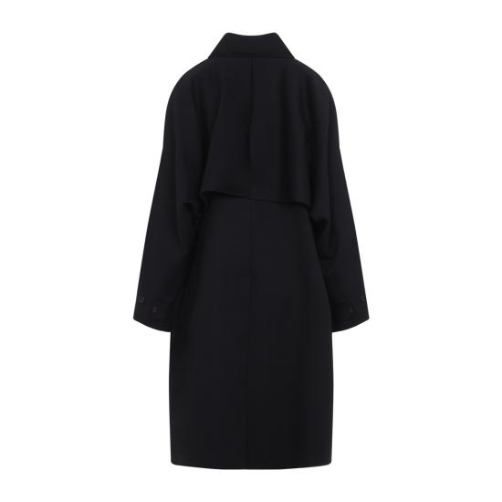 26FW 질샌더 트렌치 코트 J03SW0042 J40365 001 BLACK - JIL SANDER