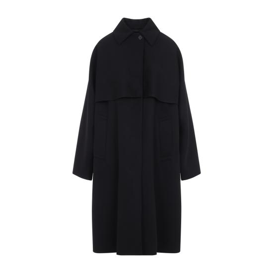 26FW 질샌더 트렌치 코트 J03SW0042 J40365 001 BLACK