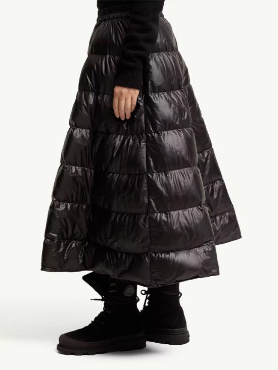 26FW 몽클레어 미디 스커트 L20932D00051 597YG 999 BLACK - MONCLER