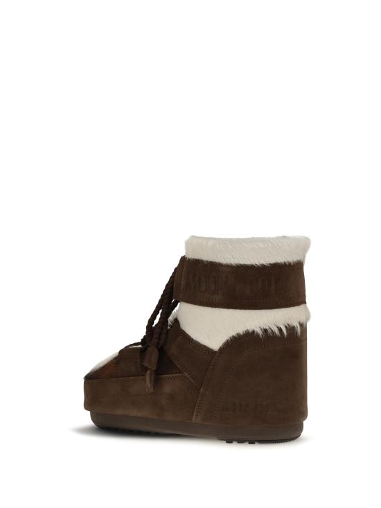 26FW 문부츠 아이콘 나일론 로우 부츠 80D1409930 AM04 BROWN - MOON BOOT